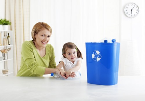 Skip bin placement in a residential area in Belmont