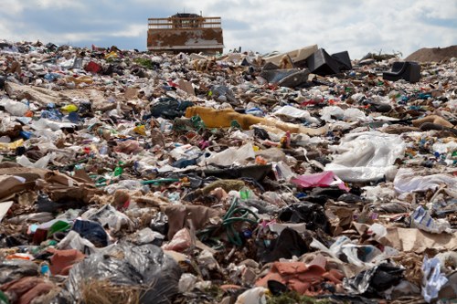 Recycling concrete at a processing facility