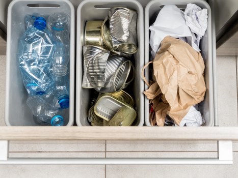Recycling and sorting construction debris